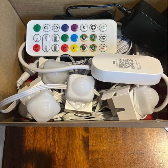 LemonRole String Downlights, Smart RGB+IC+WW LED String Lights Alexa, - Picture 8 of 10